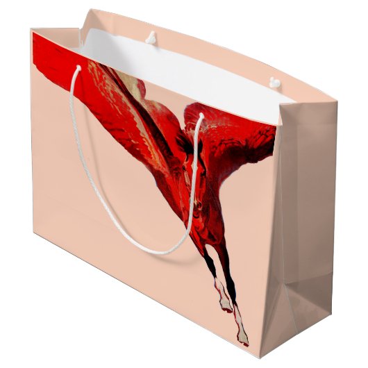 Pegasus het vliegende paard groot cadeauzakje (Achterkant Gekanteld)