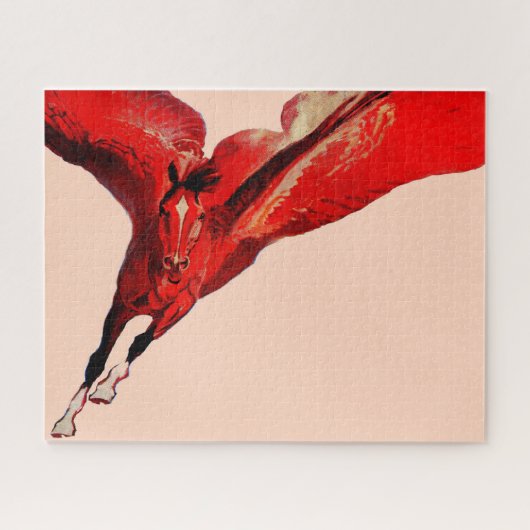 Pegasus het vliegende paard legpuzzel (Horizontaal)