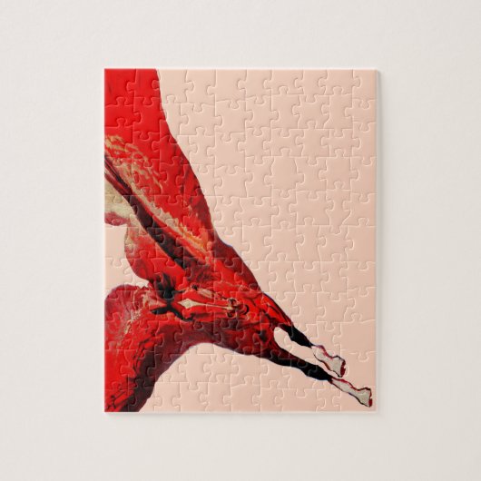 Pegasus het vliegende paard legpuzzel (Verticaal)