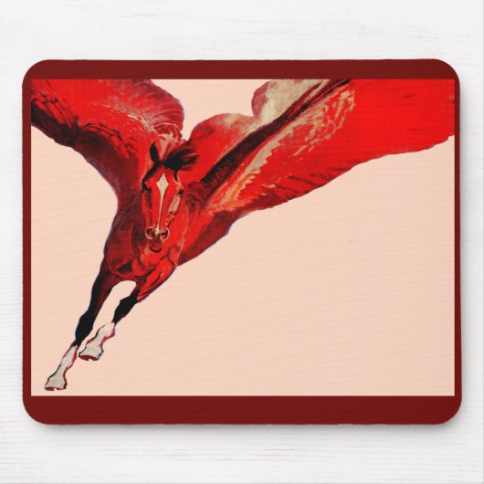 Pegasus het vliegende paard muismat (Voorkant)