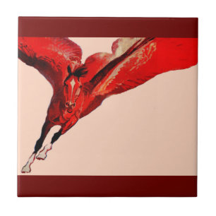 Pegasus het vliegende paard tegeltje