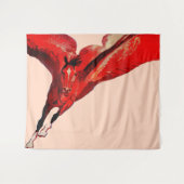 Pegasus het vliegende paard wandkleed (Voorkant (horizontaal))