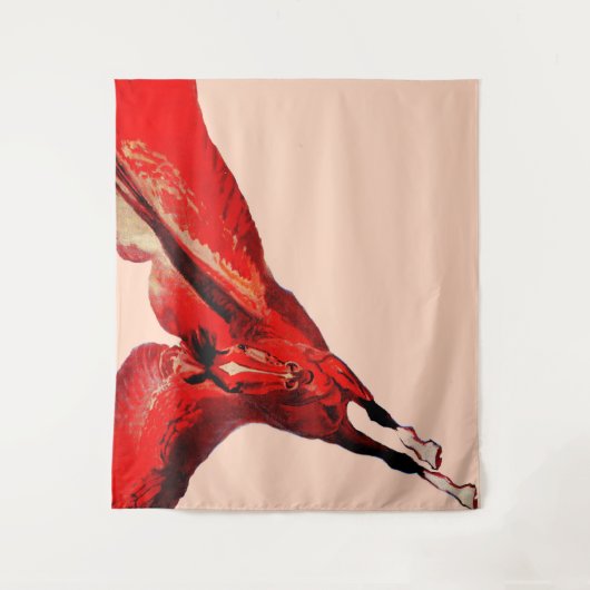 Pegasus het vliegende paard wandkleed (Voorkant)