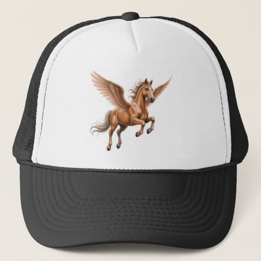 Pegasus hoeden trucker pet (Voorkant)