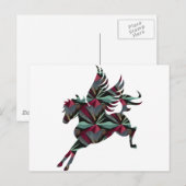 Pegasus Horse Briefkaart (Voorkant / Achterkant)
