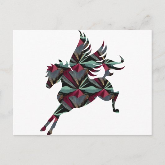 Pegasus Horse Briefkaart (Voorkant)