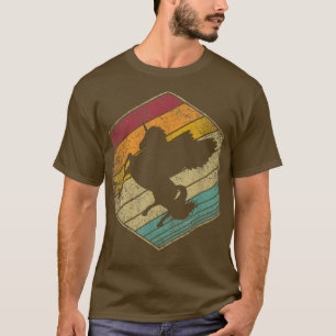 Pegasus Horse Unicorn Books Magic Reading Retro Gi T-shirt