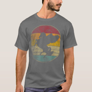 Pegasus Horse Unicorn Onderdruk Retro 70's T-shirt