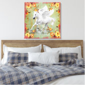 Pegasus II - Kouddoek Canvas Afdruk (Insitu (Slaapkamer))