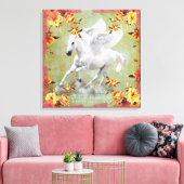 Pegasus II - Kouddoek Canvas Afdruk (Insitu (Woonkamer))