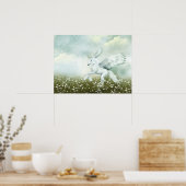 Pegasus in de diamanten poster (Keuken)