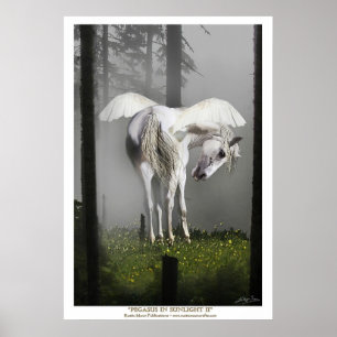 "PEGASUS IN HET ZONLICHT" Art Poster