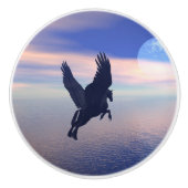 Pegasus in Moonlight Keramische Knop (Voorkant)