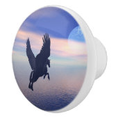 Pegasus in Moonlight Keramische Knop (Rechts)