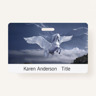 Pegasus in vlucht badge