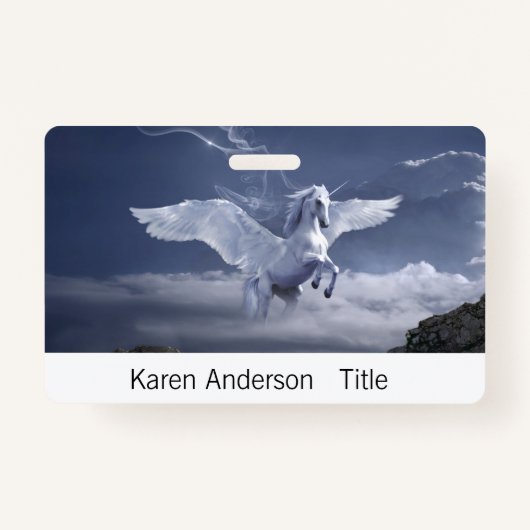 Pegasus in vlucht badge (Voorkant)