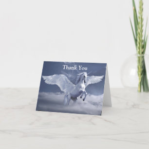 Pegasus in vlucht    bedankkaart