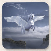 Pegasus in vlucht bier onderzetter (Voorkant)