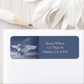 Pegasus in vlucht etiket (Insitu)