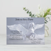 Pegasus in vlucht    kaart (Staand voorkant)