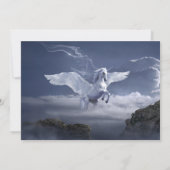 Pegasus in vlucht    kaart (Achterkant)