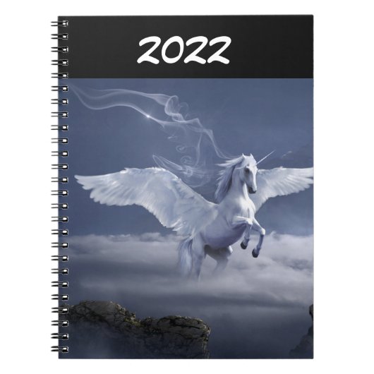 Pegasus in vlucht notitieboek (Voorkant)