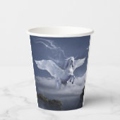 Pegasus in vlucht papieren bekers (Achterkant)