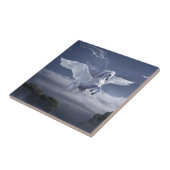 Pegasus in vlucht     tegeltje (Zijkant)