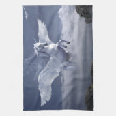 Pegasus in vlucht     theedoek (Verticaal)