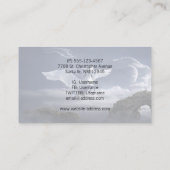 Pegasus in vlucht visitekaartje (Achterkant)