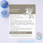 Pegasus, Juridische Diensten Reclame Flyer (Enkel)