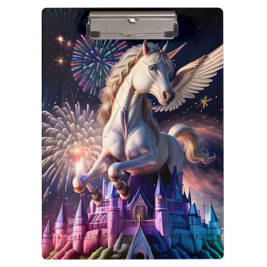 Pegasus Kasteel Eén Klembord (Voorkant)