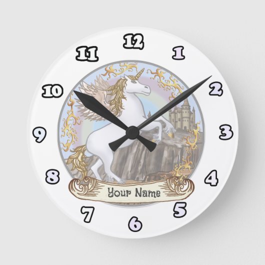 Pegasus Kasteel klok (Voorkant)