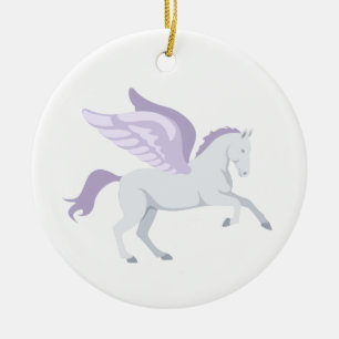 Pegasus Keramisch Ornament