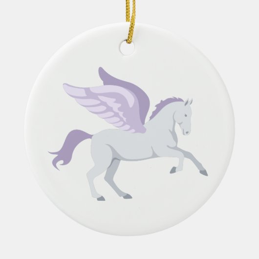 Pegasus Keramisch Ornament (Voorkant)
