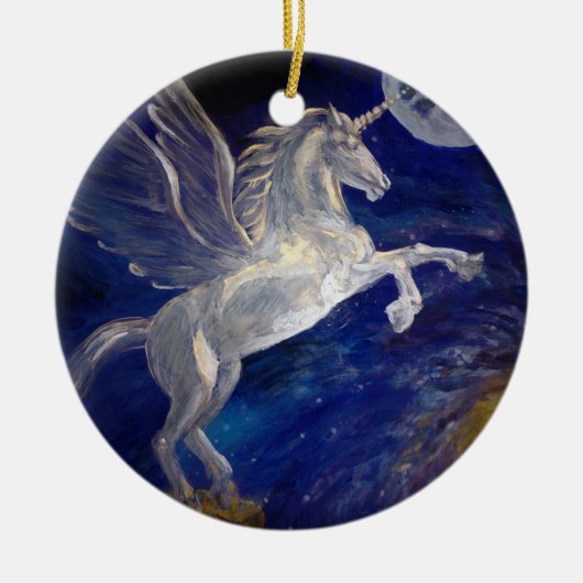 Pegasus Keramisch Ornament (Voorkant)