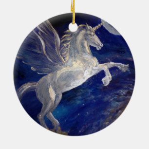 Pegasus Keramisch Ornament