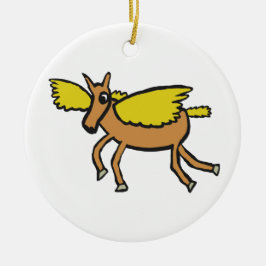 Pegasus Keramisch Ornament