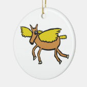 Pegasus Keramisch Ornament (Links)