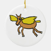 Pegasus Keramisch Ornament (Achterkant)