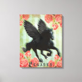 Pegasus - Kippen Canvas Afdruk (Voorkant)