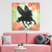 Pegasus - Kippen Canvas Afdruk (Insitu (Woonkamer))