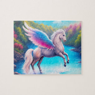 Pegasus & Lake puzzel Legpuzzel
