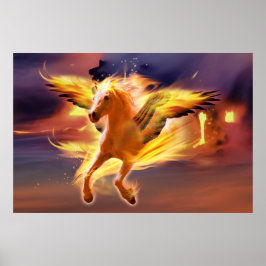 PEGASUS LEAD MET HET LICHT POSTER