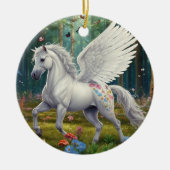 Pegasus Mare in de lente Keramisch Ornament (Voorkant)