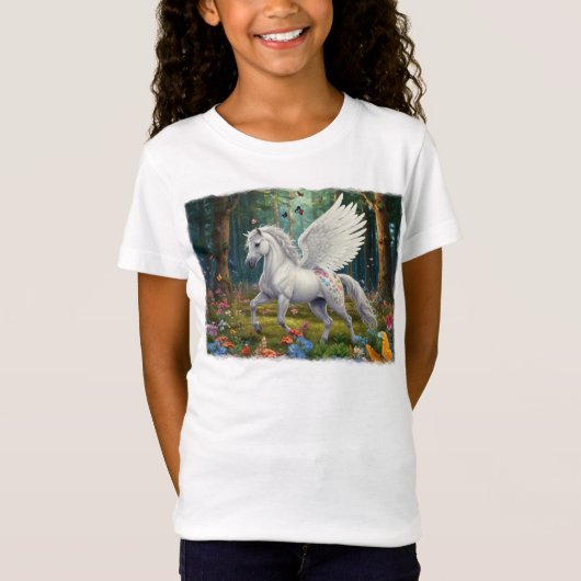 Pegasus Mare in de lente T-shirt (Voorkant)