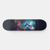 Pegasus met Bloemen Skateboard (Horizontaal)
