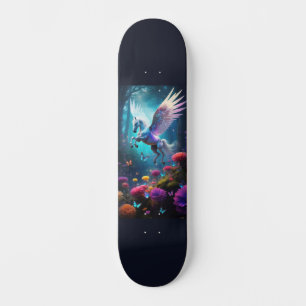 Pegasus met Bloemen Skateboard