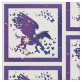 Pegasus met Butterflies twee Stof (Close Up)