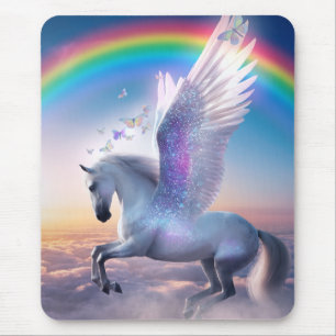 Pegasus met Regenboog Muismat